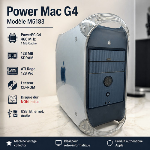 Apple power mac - apple, 466mhz